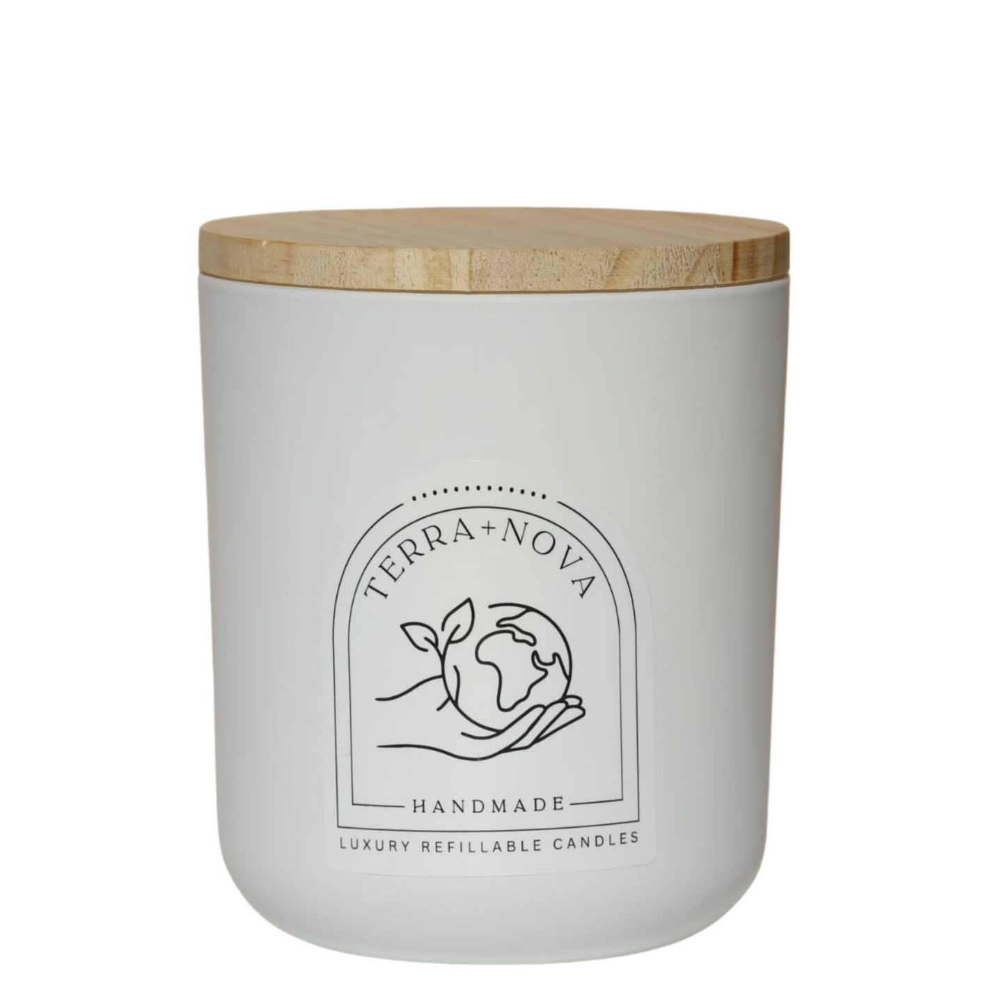 Infinity Candle Jar – White (12 oz)