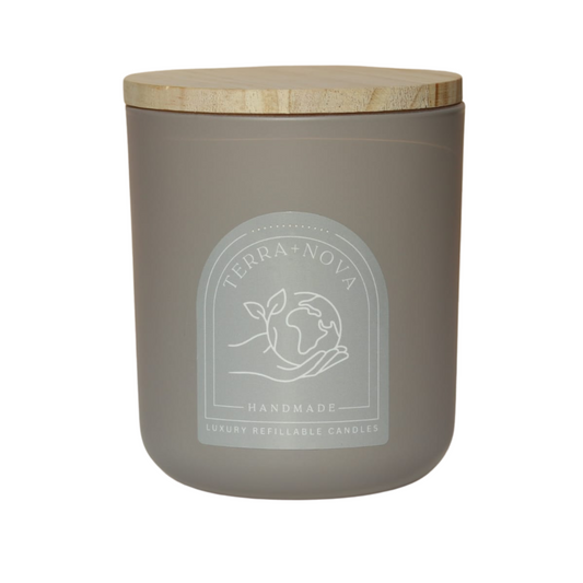 Infinity Candle Jar – Stone (12 oz)