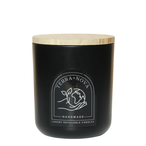 Infinity Candle Jar - Black (12 oz)