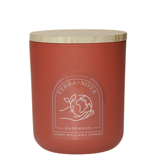 Infinity Candle Jar – Terracotta (12 oz)