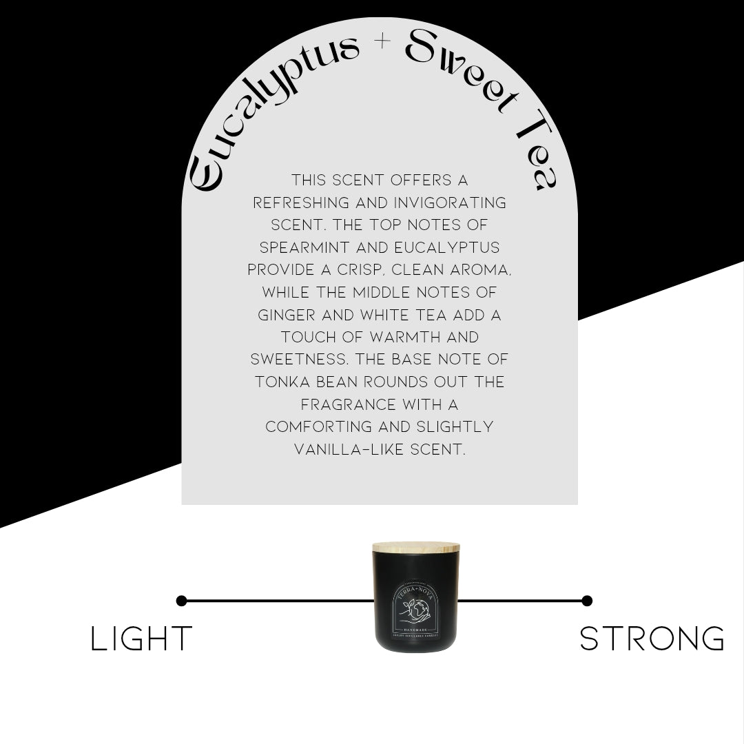 Eucalyptus + Sweet Tea Candle Refill (12 oz)
