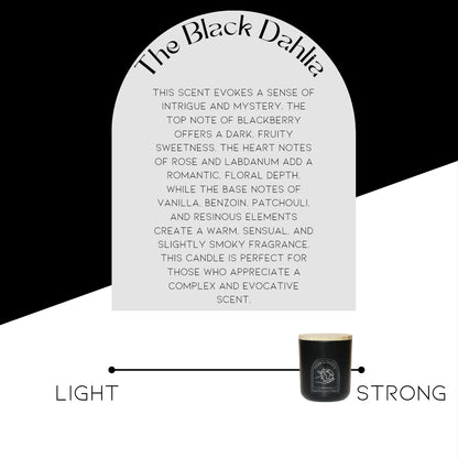 The Black Dahlia Candle Refill (12 oz)