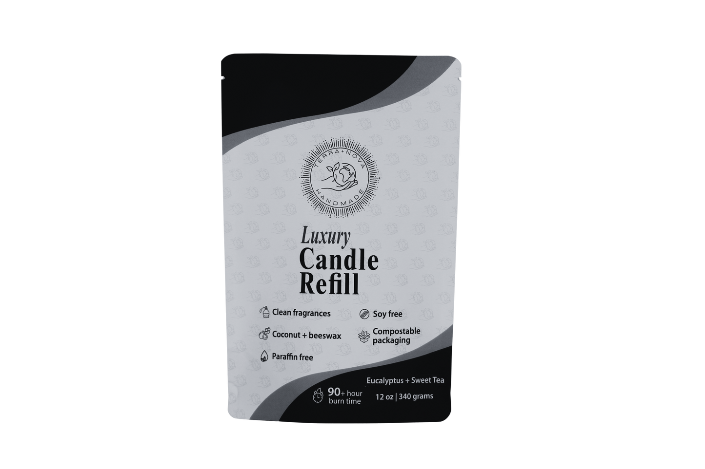 Eucalyptus + Sweet Tea Candle Refill (12 oz)