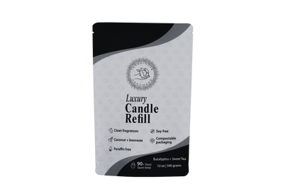 Eucalyptus + Sweet Tea Candle Refill (12 oz)