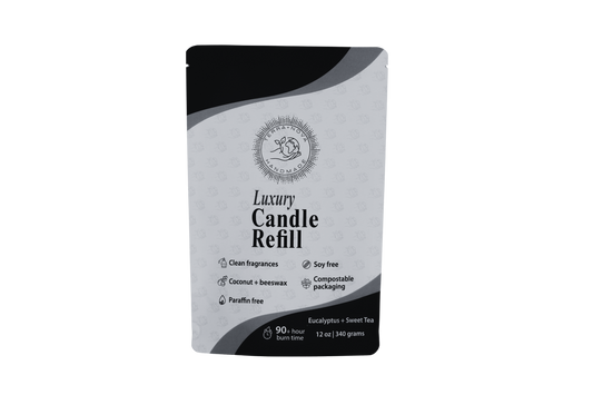 Eucalyptus + Sweet Tea Candle Refill (12 oz)