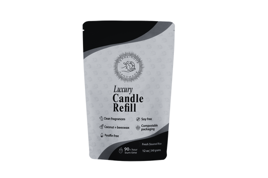Fresh Steamed Rice Candle Refill (12 oz)
