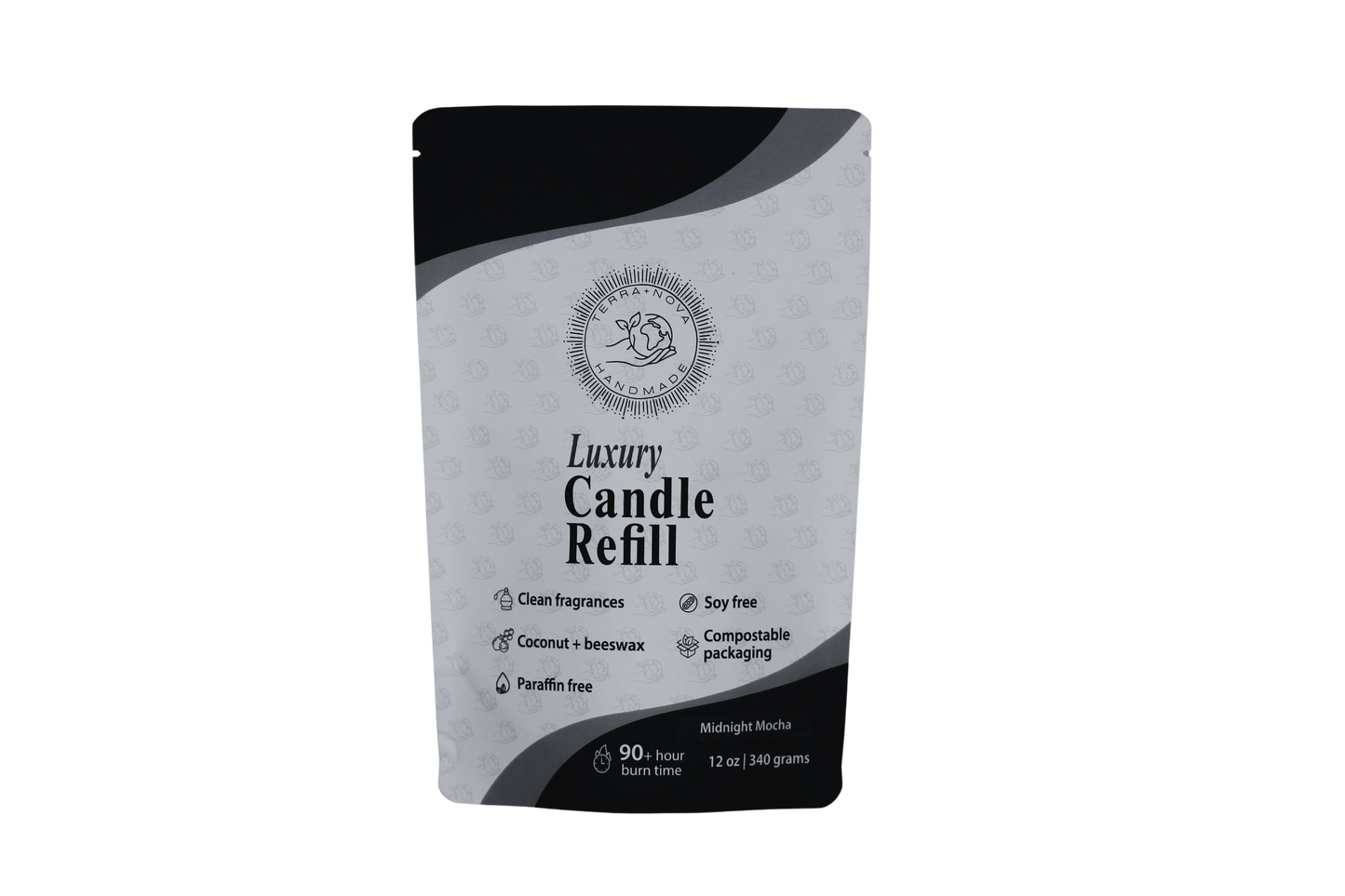 Midnight Mocha Candle Refill (12 oz)
