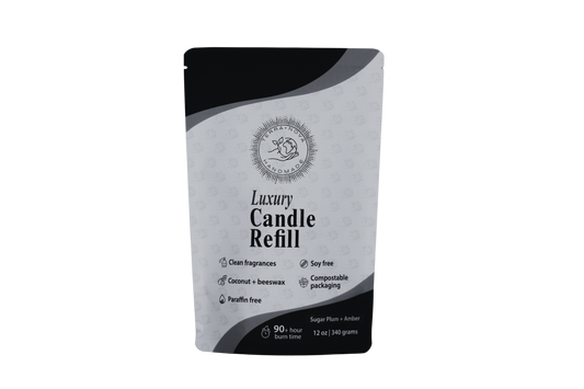 Sugar Plum + Amber Candle Refill (12 oz)